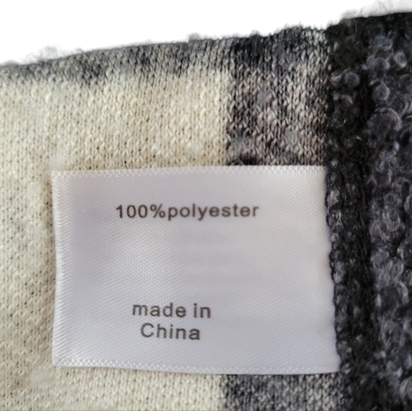 Lane Bryant Hooded Poncho Plus Size Buffalo Plaid - Picture 6 of 8